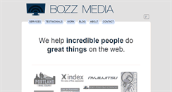 Desktop Screenshot of bozzmedia.com